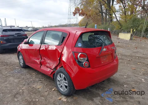 2012 Chevrolet Sonic 2Lt z USA, uszkodzony, nr VIN 1G1JC6SH9C4111394